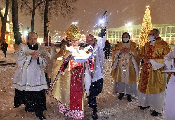 Рождество в Красном костеле - Sputnik Беларусь