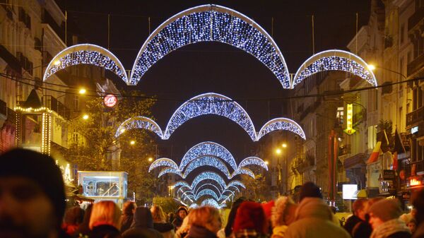 Рождественское украшение Брюсселя - Sputnik Беларусь