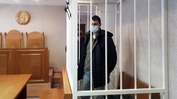 Егор Дудников во время приговора суда - Sputnik Беларусь