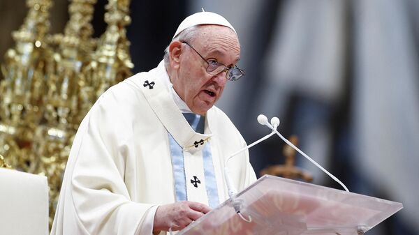 Папа Римский выступил перед верующими 1 января - Sputnik Беларусь