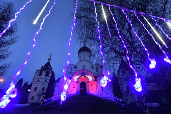 Рождество в храме Свято-Елисаветинского монастыря в Минске - Sputnik Беларусь