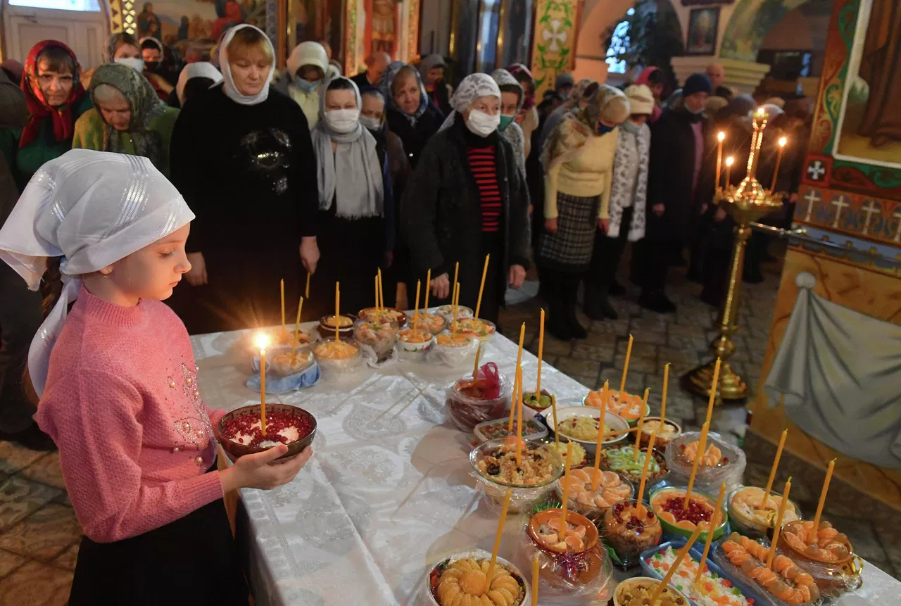 Рождественская служба в Житковичах