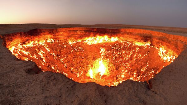 Газовый кратер Дарваза в Туркменистане - Sputnik Беларусь