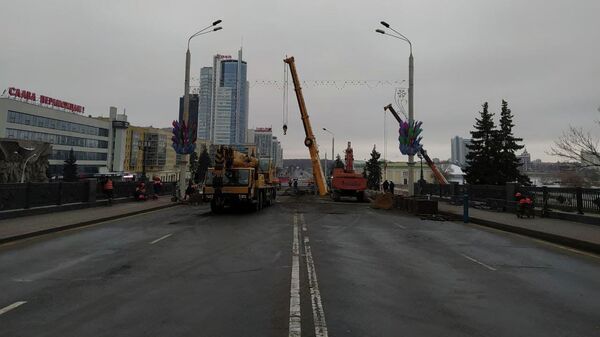Демонтаж моста на Немиге - Sputnik Беларусь