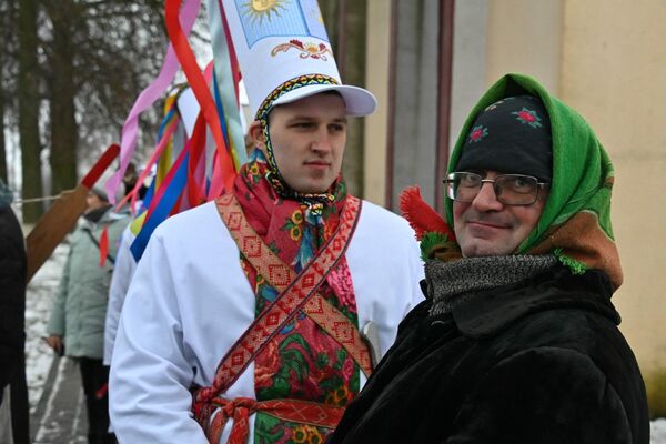 Белорусский народный обряд Колядные цари  - Sputnik Беларусь