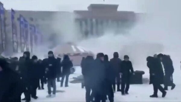 Массовые протесты в Казахстане - Sputnik Беларусь