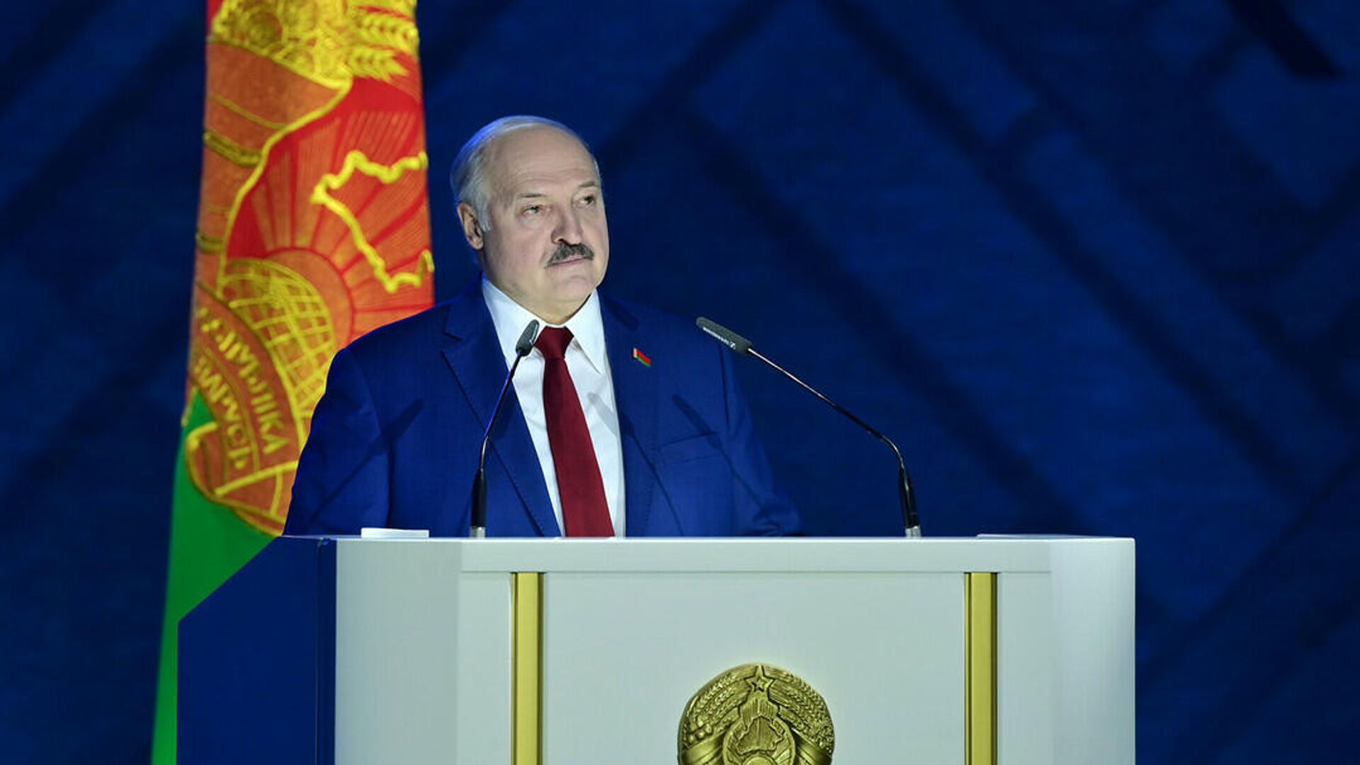 Александр Лукашенко 28 января во Дворце Республики обращается с ежегодным посланием - Sputnik Беларусь, 1920, 28.01.2022