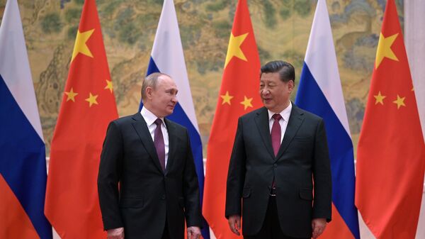 Президент России Владимир Путин и председатель КНР Си Цзиньпин - Sputnik Беларусь