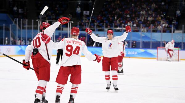 Сборная России по хоккею обыграла команду Дании во втором матче олимпийского турнира в Пекине  - Sputnik Беларусь
