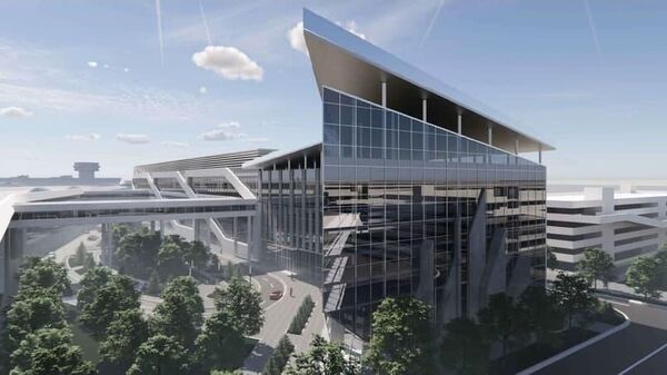  Архитектурная концепция перспективного развития Национального аэропорта Минск - Sputnik Беларусь
