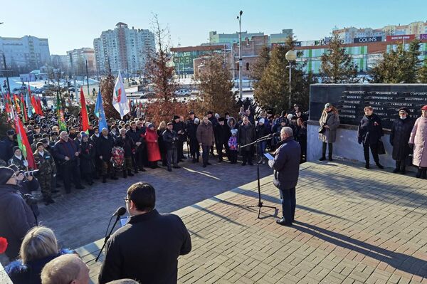 Митинг-реквием в честь Дня памяти воинов-интернационалистов в Витебске - Sputnik Беларусь