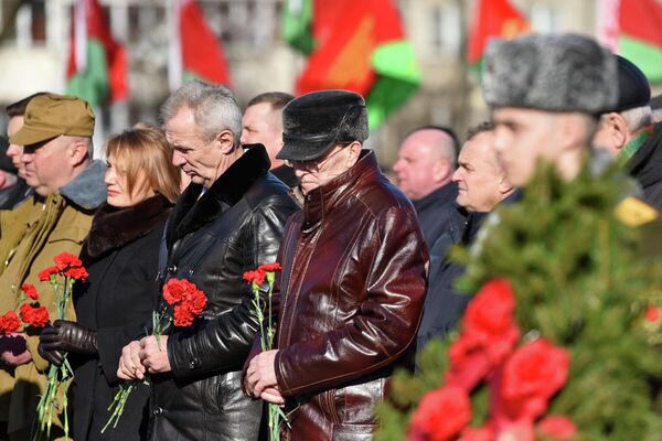 Митинг-реквием в честь Дня памяти воинов-интернационалистов в Гомеле - Sputnik Беларусь