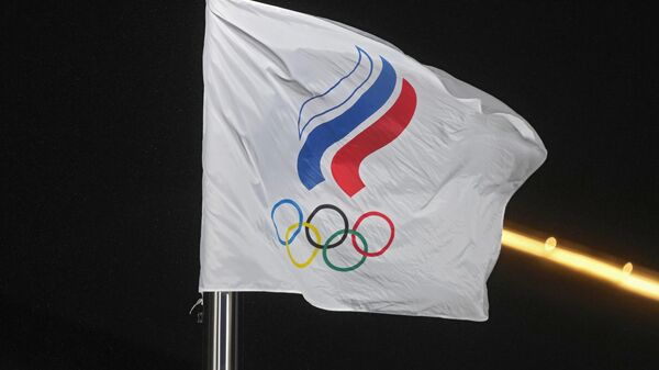 Флаг Олимпийского комитета России (ОКР)  - Sputnik Беларусь