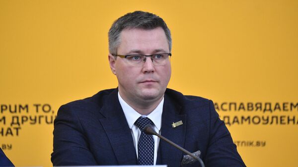 Председатель правления Белорусского союза журналистов Андрей Кривошеев - Sputnik Беларусь