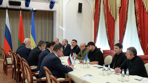 Переговоры России и Украины в Гомельской области - Sputnik Беларусь