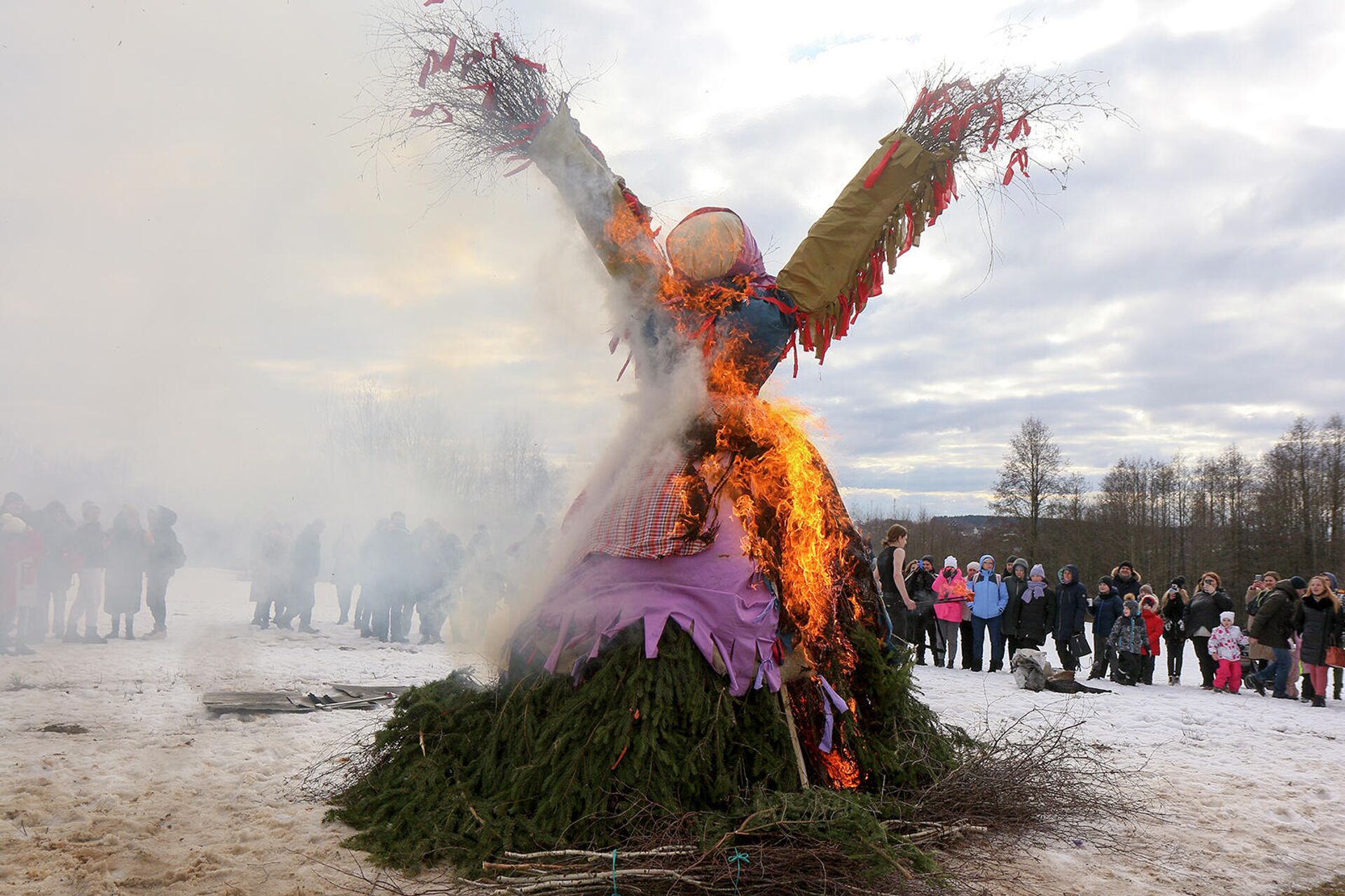 Масленіца ў Строчыцах - Sputnik Беларусь, 1920, 18.02.2026
