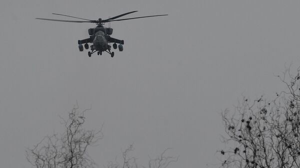 Ударный вертолет Ми-24 ВКС РФ  - Sputnik Беларусь