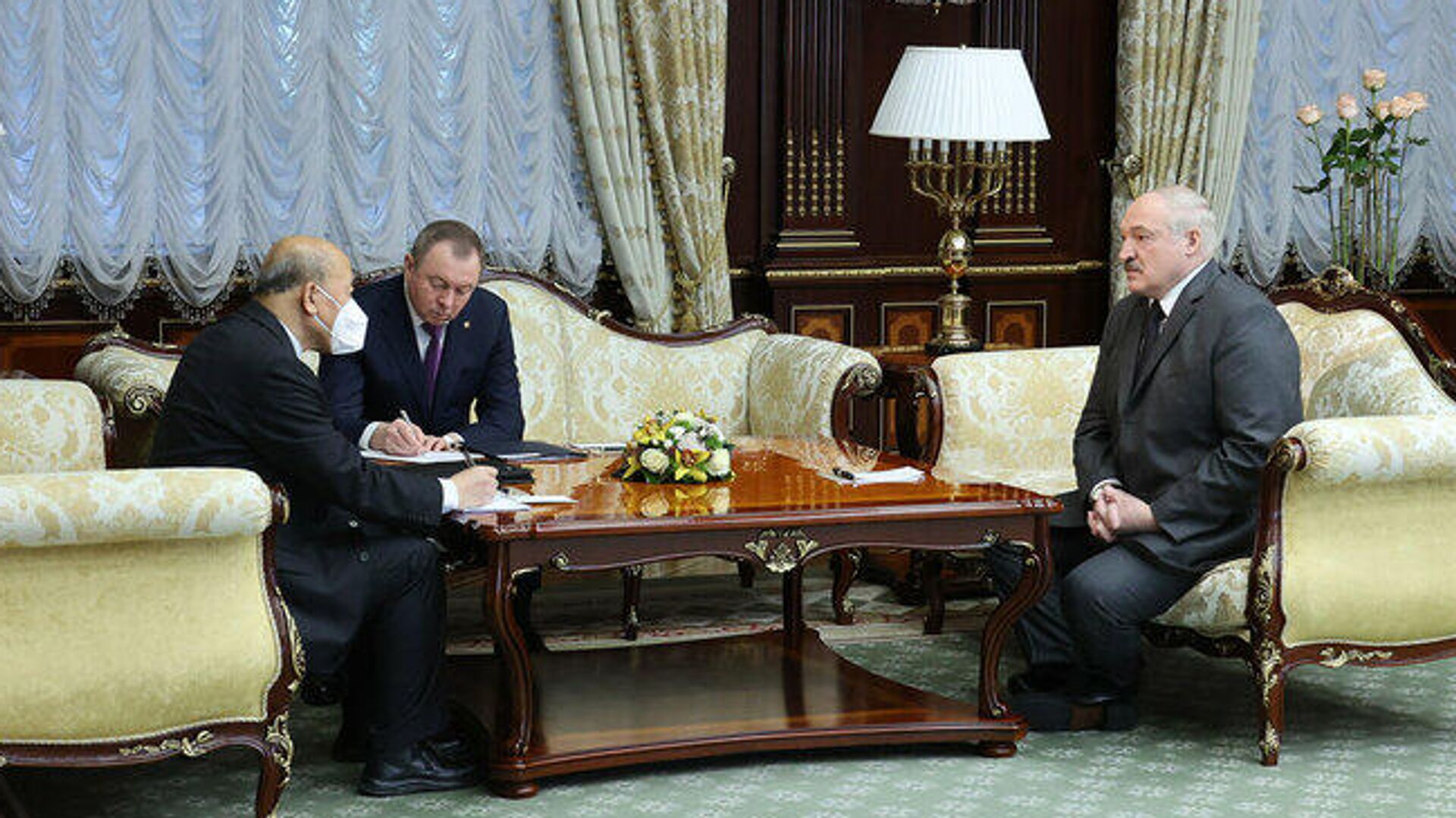 Встреча с Александра Лукашенко с послом КНР в Беларуси Се Сяоюном - Sputnik Беларусь, 1920, 14.03.2022
