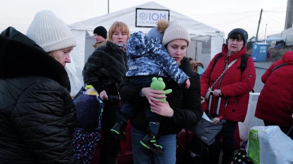 Украинские беженцы в Польше - Sputnik Беларусь