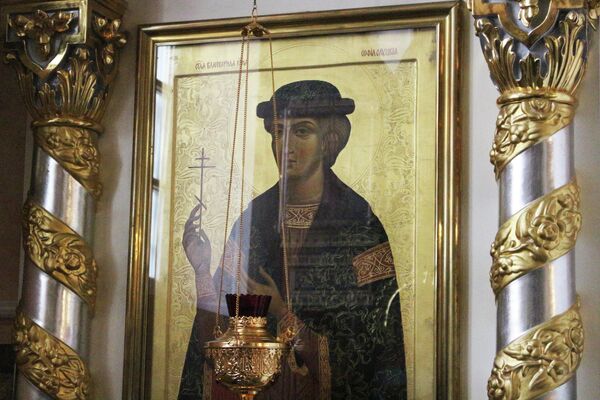 Икона святой Софии Слуцкой в Александро-Невской церкви  - Sputnik Беларусь
