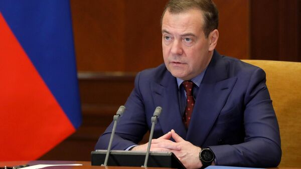 Зампред Совета безопасности России Дмитрий Медведев  - Sputnik Беларусь