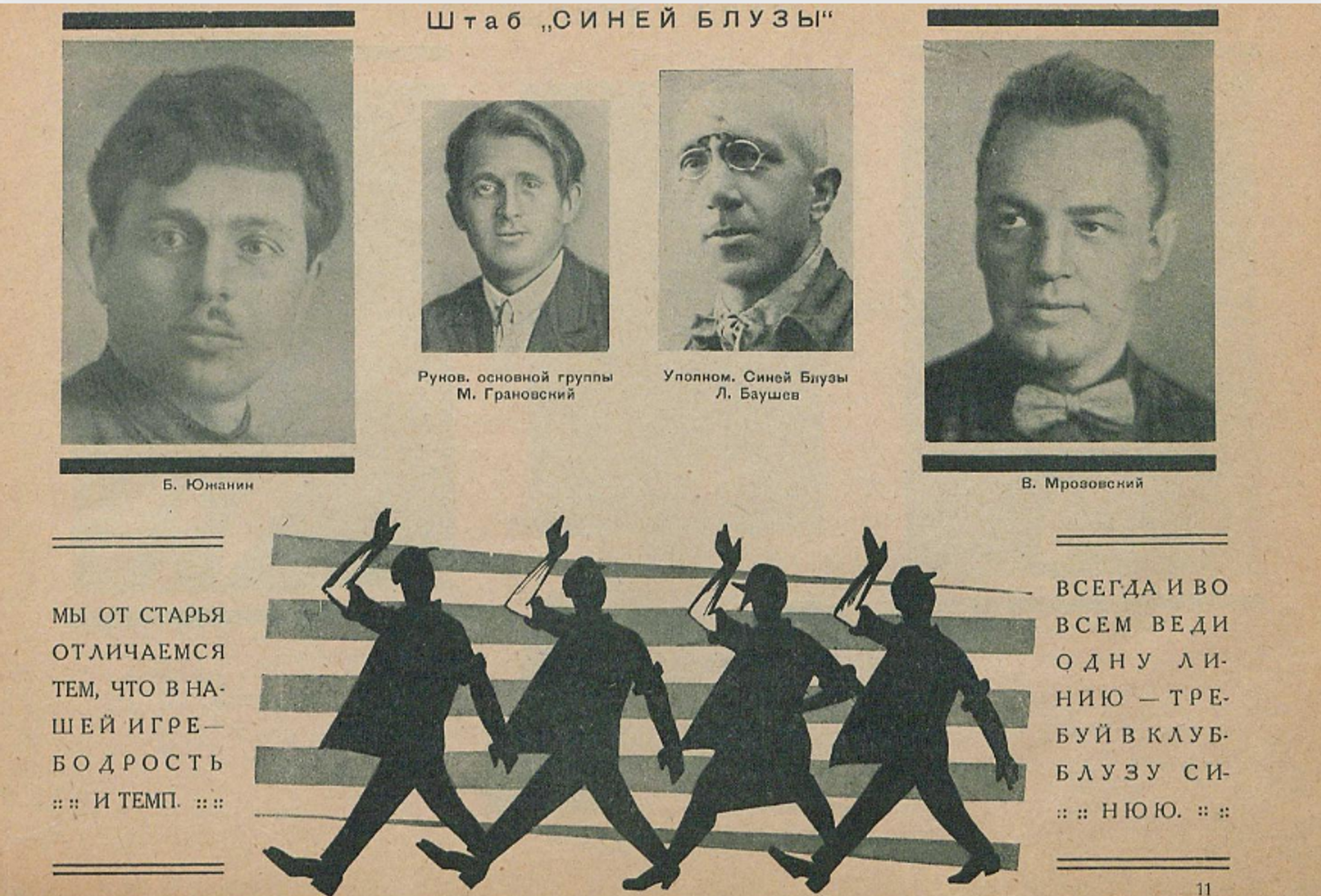 Основатели и ключевые руководители Синей блузы - Sputnik Беларусь, 1920, 25.03.2022