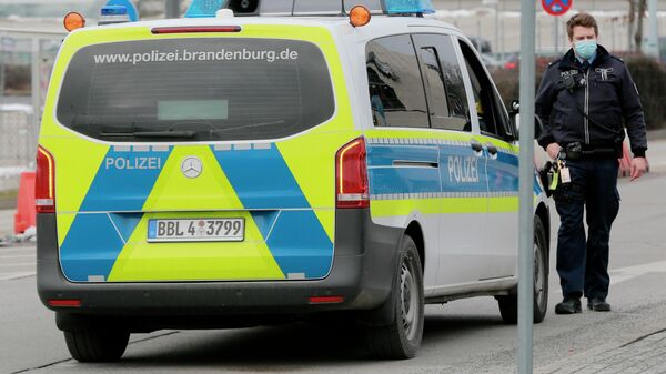 Автомобиль полиции Германии - Sputnik Беларусь