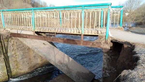 В Городке обрушилась плита пешеходного моста - Sputnik Беларусь