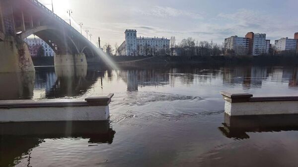 Затопленная набережная в Витебске - Sputnik Беларусь