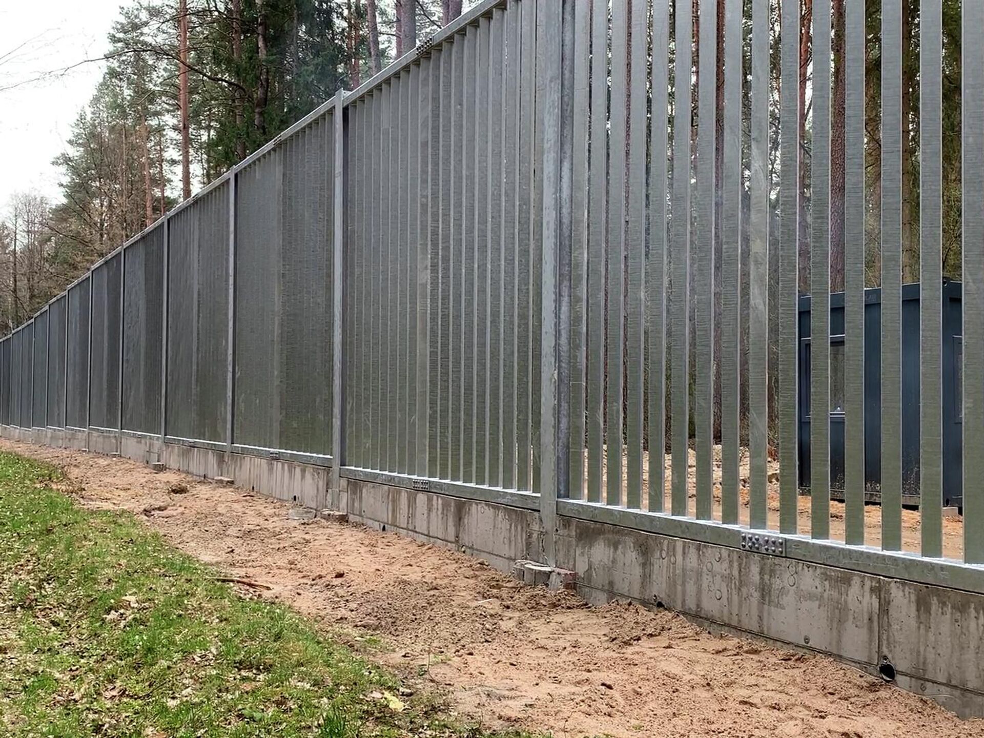 Не забор, а железная стена: что строят поляки в Беловежской пуще – видео - 30.04.2022, Sputnik Беларусь