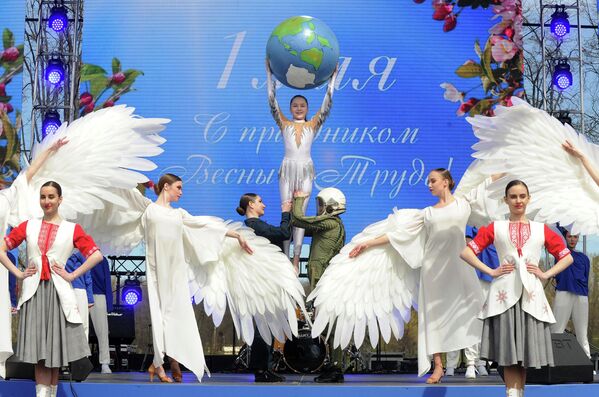 Празднование 1 мая 2022 года в Минске - Sputnik Беларусь