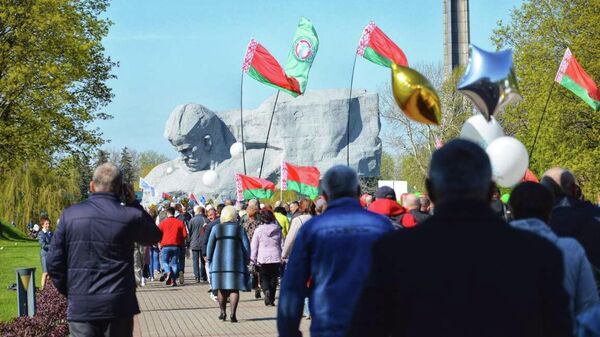 Празднование 9 мая в Бресте, архивное фото - Sputnik Беларусь