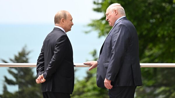 Переговоры президентов России и Беларуси Владимира Путина и Александра Лукашенко - Sputnik Беларусь