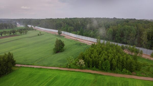 Забор на границе Польши и Беларуси - Sputnik Беларусь
