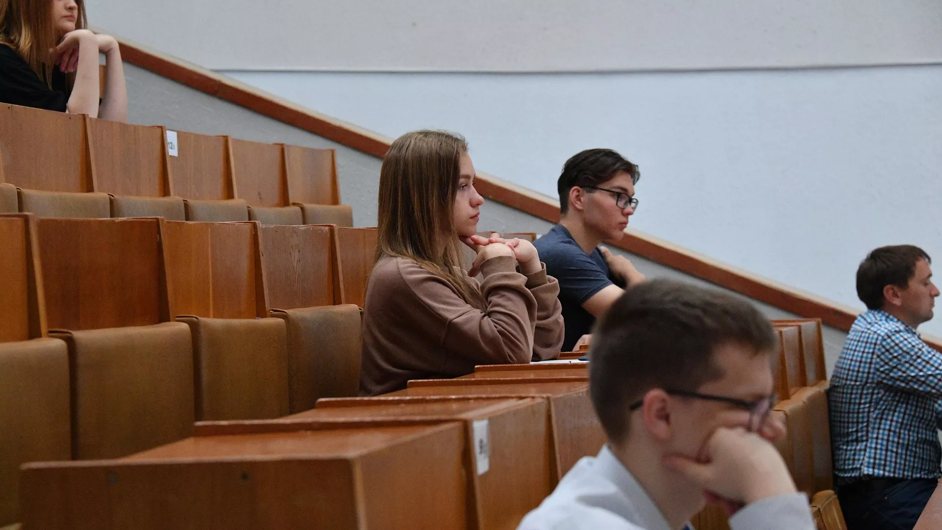 Абитуриенты на ЦТ - Sputnik Беларусь, 1920, 09.02.2023