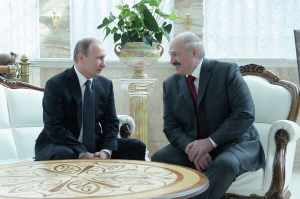 Встреча Лукашенко и Путина один на один во Дворце Независимости - Sputnik Беларусь