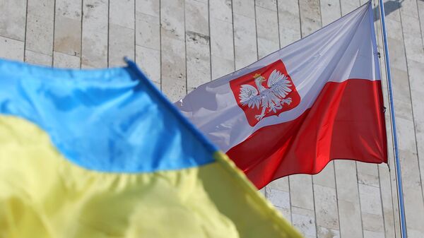 Флаги Польши и Украины - Sputnik Беларусь