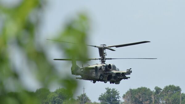 Российский вертолет Ка-52 в окрестностях Лисичанска - Sputnik Беларусь