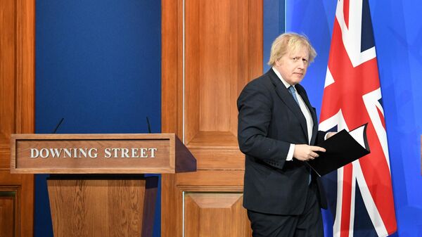 Премьер-министр Великобритании Борис Джонсон - Sputnik Беларусь