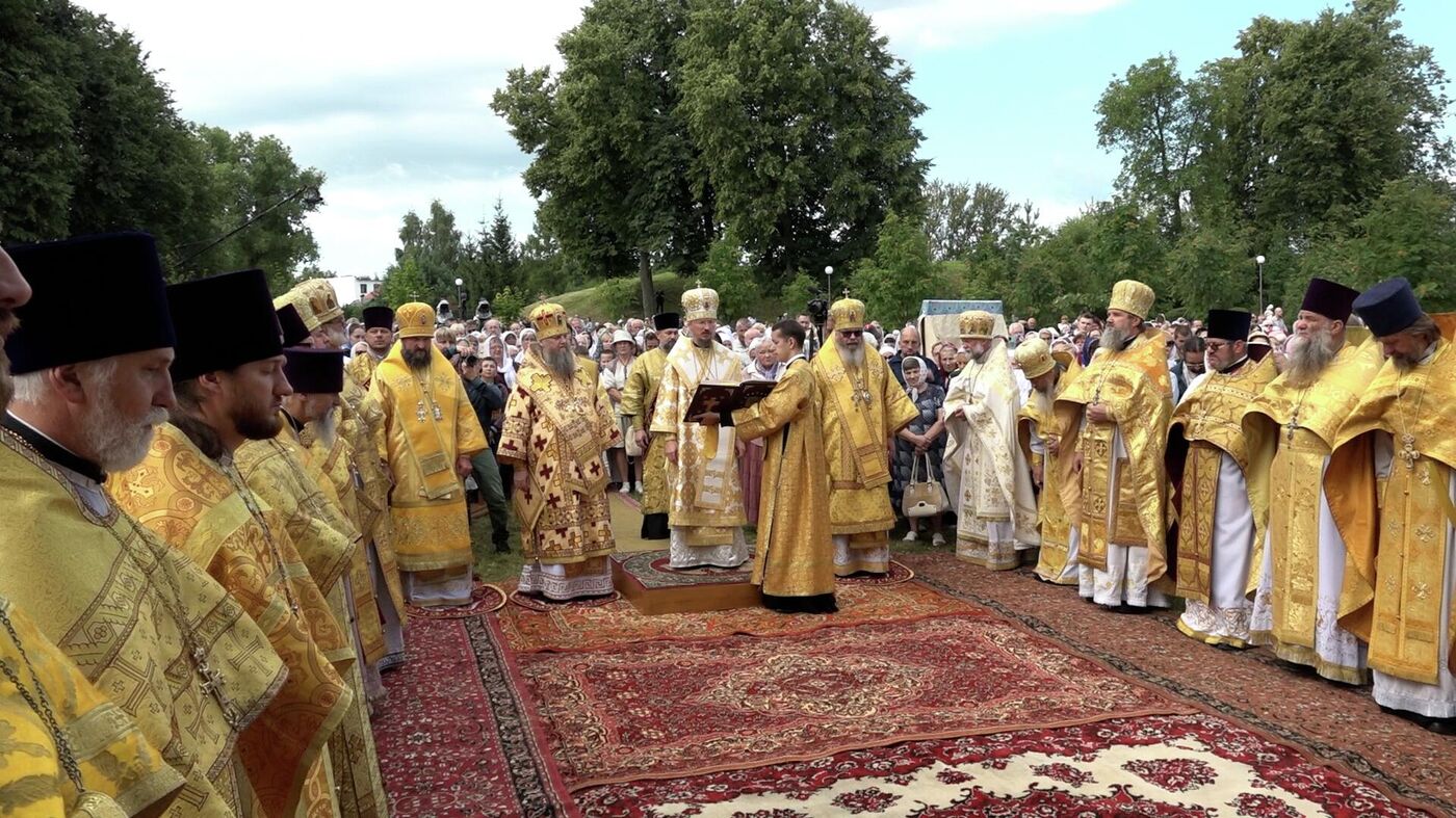 Юбилей православия на белорусских землях отпраздновали в Заславле - видео -  28.07.2022, Sputnik Беларусь