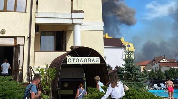 Взрывы в районе Новофедоровки в Крыму - Sputnik Беларусь