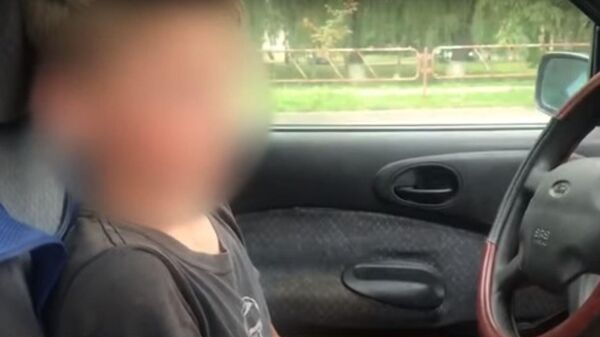 ГАИ остановила в Слуцке машину с 11-летним ребенком за рулем – видео - Sputnik Беларусь