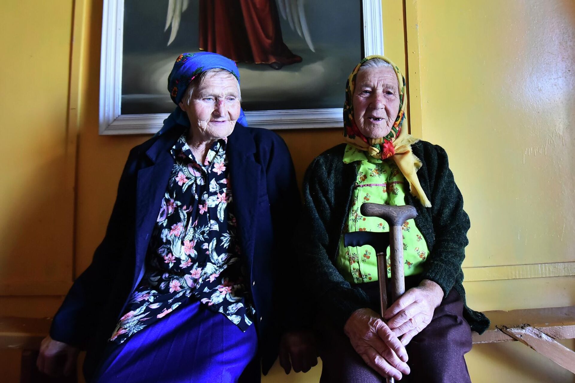 Мария Савастянок (слева) на Яблочный Спас праздновала свой день рождения - Sputnik Беларусь, 1920, 22.08.2022