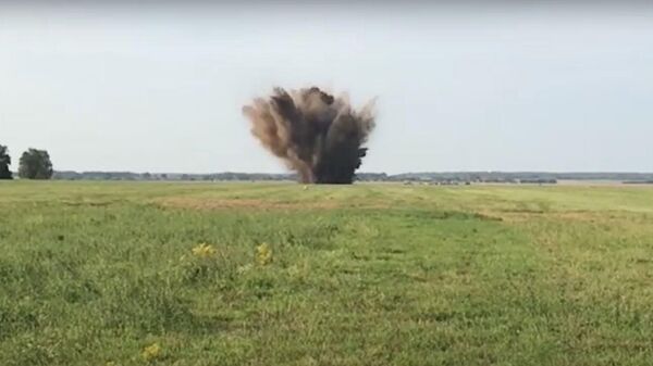 Фугасную авиабомбу взорвали в Брестском районе – видео - Sputnik Беларусь
