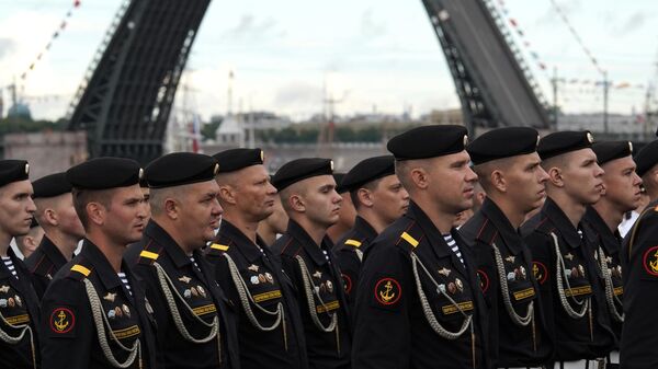Военнослужащие подразделений морской пехоты  - Sputnik Беларусь