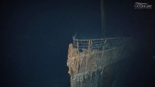Корабль сливается с природой: новое видео затонувшего Титаника  - Sputnik Беларусь