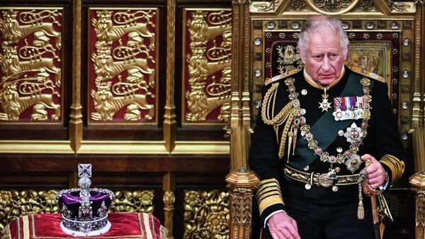 Британский принц Чарльз во время государственного открытия парламента в Лондоне  - Sputnik Беларусь