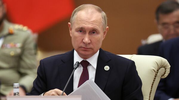 Президент РФ В. Путин на саммите ШОС - Sputnik Беларусь