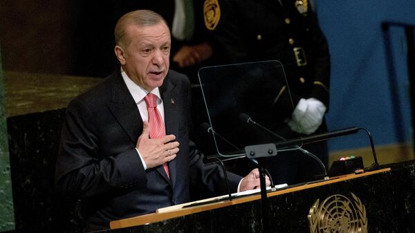 Турецкий президент Тайип Эрдоган  - Sputnik Беларусь