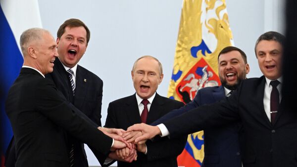 Подписаны договоры о вхождении новых субъектов в состав России - Sputnik Беларусь